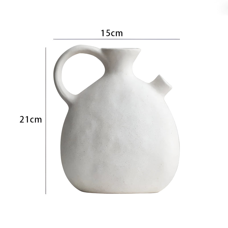 ceramic nordic flower vase, view 4 - MRSLM