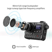 portable Bluetooth speaker with LCD and FM radio, view 3 - MRSLM