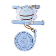 cartoon bee cat harness with leash, view 6 - MRSLM