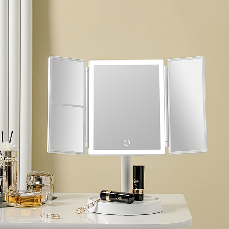foldable LED makeup mirror, view 7 - MRSLM