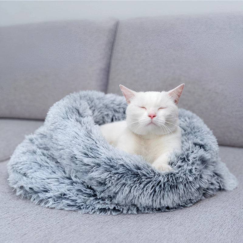 plush pet sleeping bag, view 4 - MRSLM
