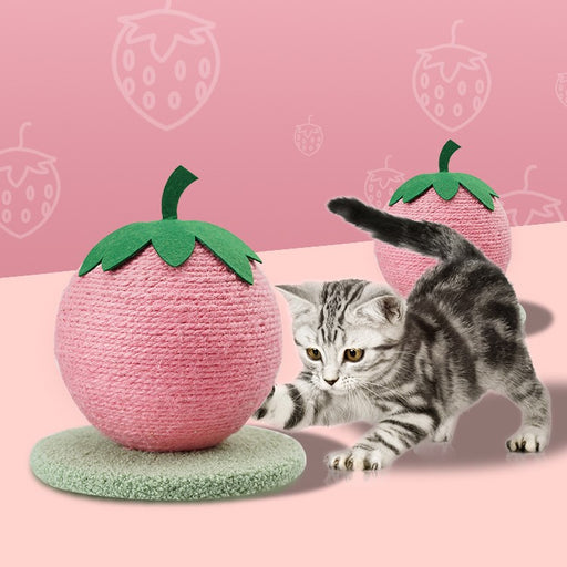sisal fruit cat scratching board with climbing frame - MRSLM