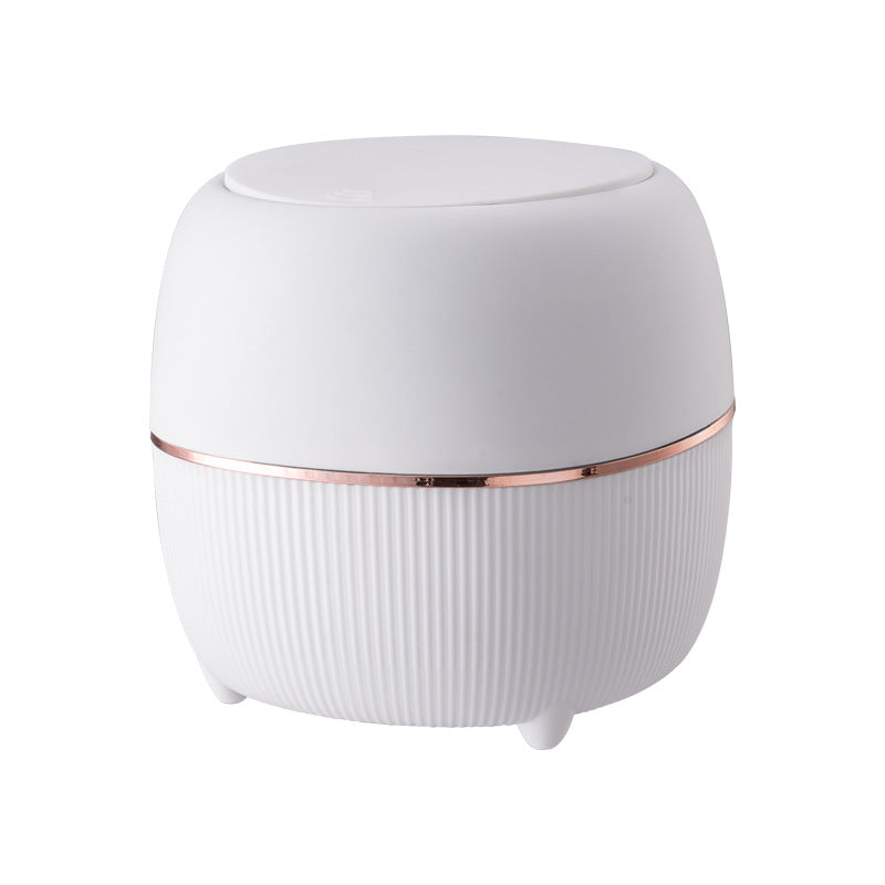 mini round desktop trash can, view 10 - MRSLM