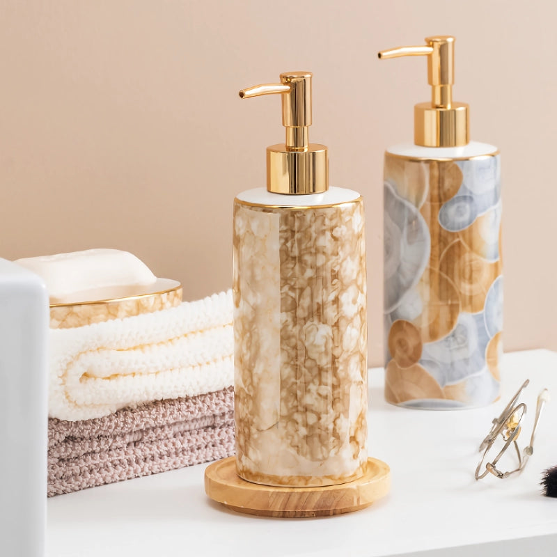 nordic style ceramic soap dispenser, view 12 - MRSLM
