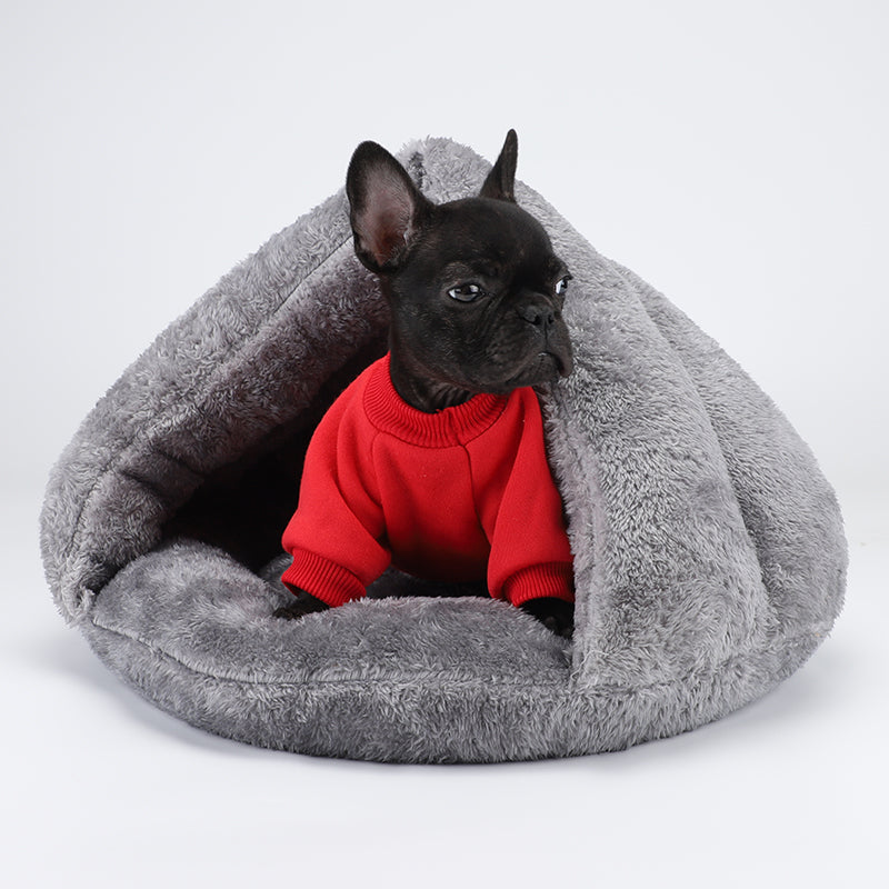 cozy plush dog bed, view 4 - MRSLM