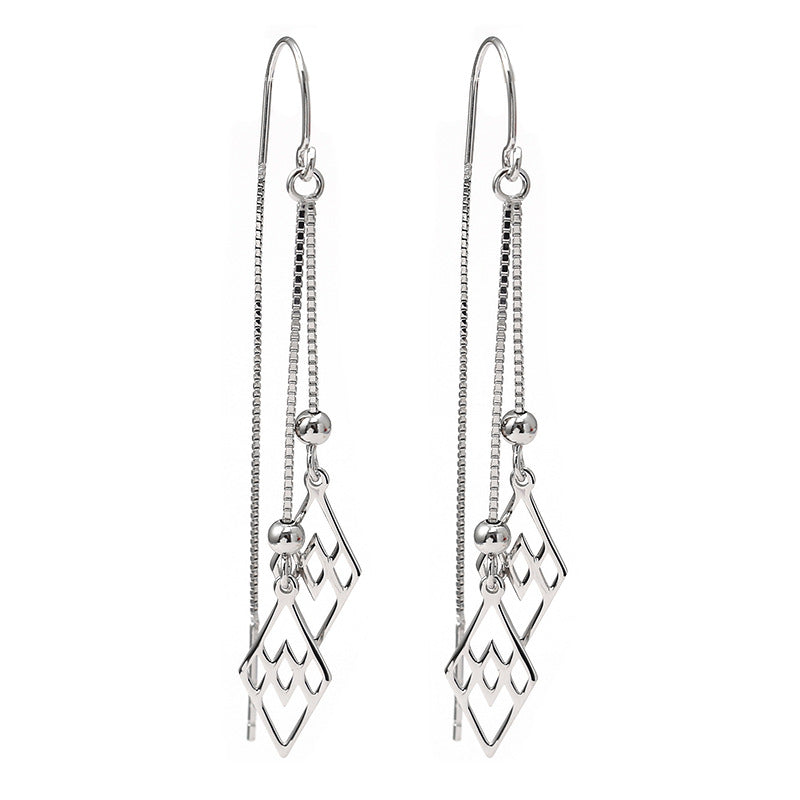 S925 silver fashion earrings, view 2 - MRSLM