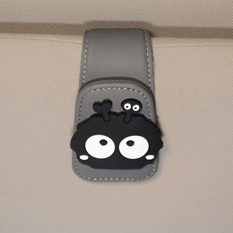 car visor sunglasses case and clip, view 5 - MRSLM