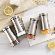 stainless steel pepper and salt shaker, view 8 - MRSLM