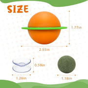 rotating cat grass ball toy, view 10 - MRSLM