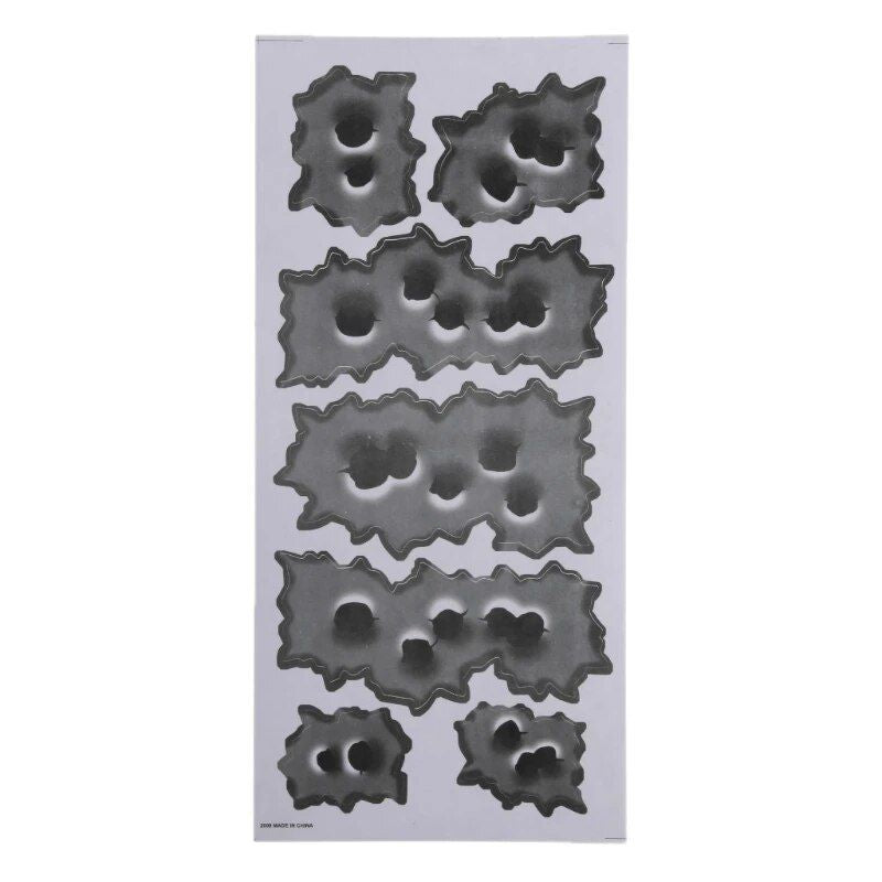 3D bullet hole and scratch car decals, view 8 - MRSLM