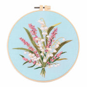 DIY floral embroidery kit for beginners, view 7 - MRSLM