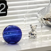 nordic bubble glass bear vase, view 3 - MRSLM