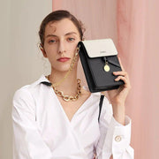 leather crossbody phone purse, view 3 - MRSLM