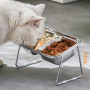 non-slip stainless steel cat bowl, view 6 - MRSLM
