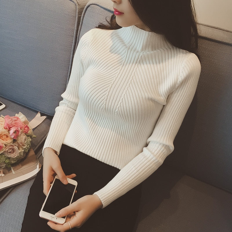 women's half-neck sweater - MRSLM