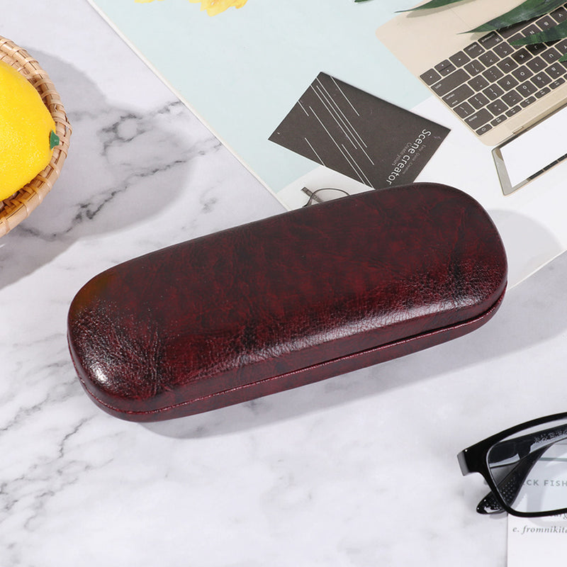 PU leather spectacle case, view 8 - MRSLM