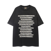 Letter gradient washed cotton T-shirt, view 5 - MRSLM