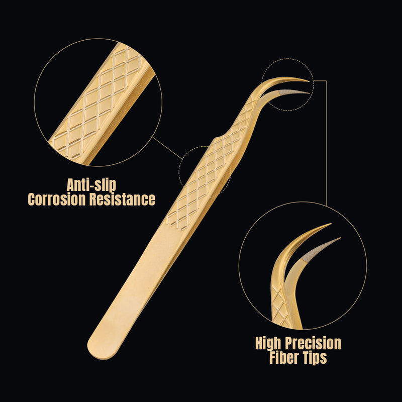 Eyelash extension tweezers, view 21 - MRSLM