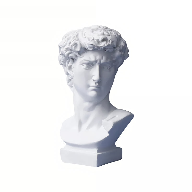 retro white statue pen holder, view 8 - MRSLM