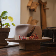 beige wool top hat, view 2 - MRSLM