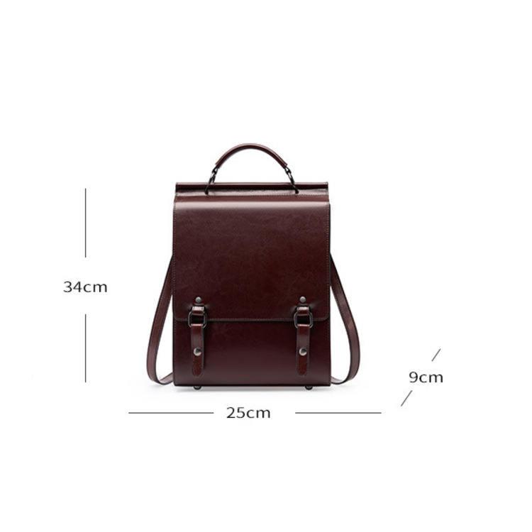 leather backpack, view 13 - MRSLM