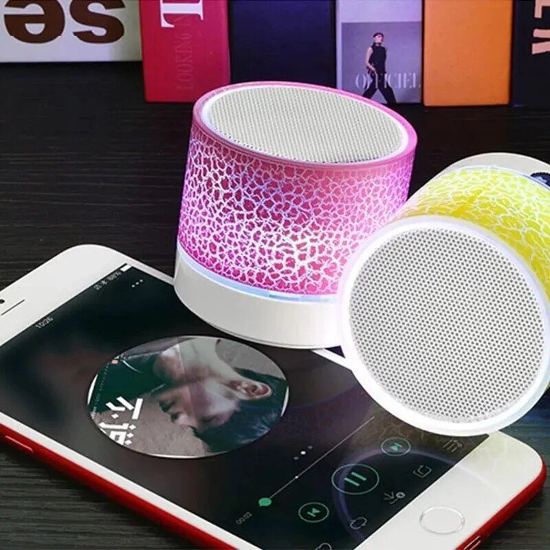 mini LED Bluetooth speaker, view 8 - MRSLM
