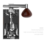 stainless steel hand coffee grinder, view 6 - MRSLM