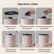 star projector lamp humidifier, view 5 - MRSLM