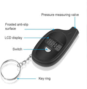 keychain tire pressure gauge, view 5 - MRSLM