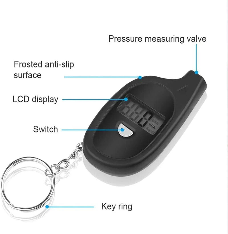 keychain tire pressure gauge, view 5 - MRSLM