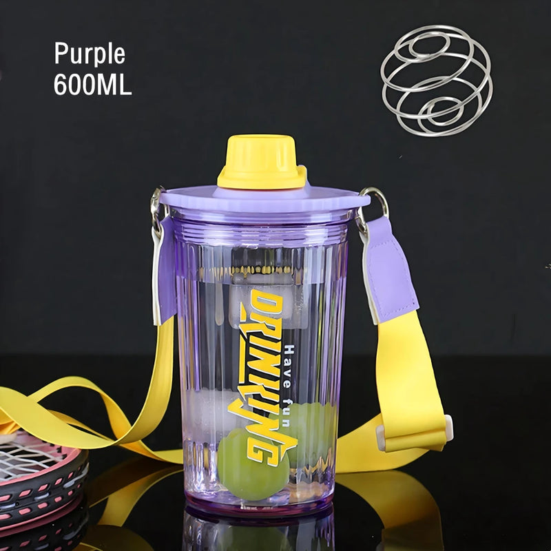bpa-free leak-proof protein shaker bottle, view 4 - MRSLM