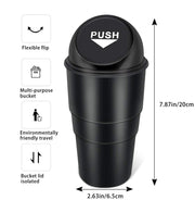 mini car trash bin, view 6 - MRSLM