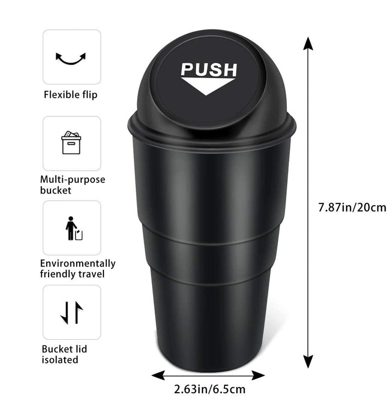 mini car trash bin, view 6 - MRSLM
