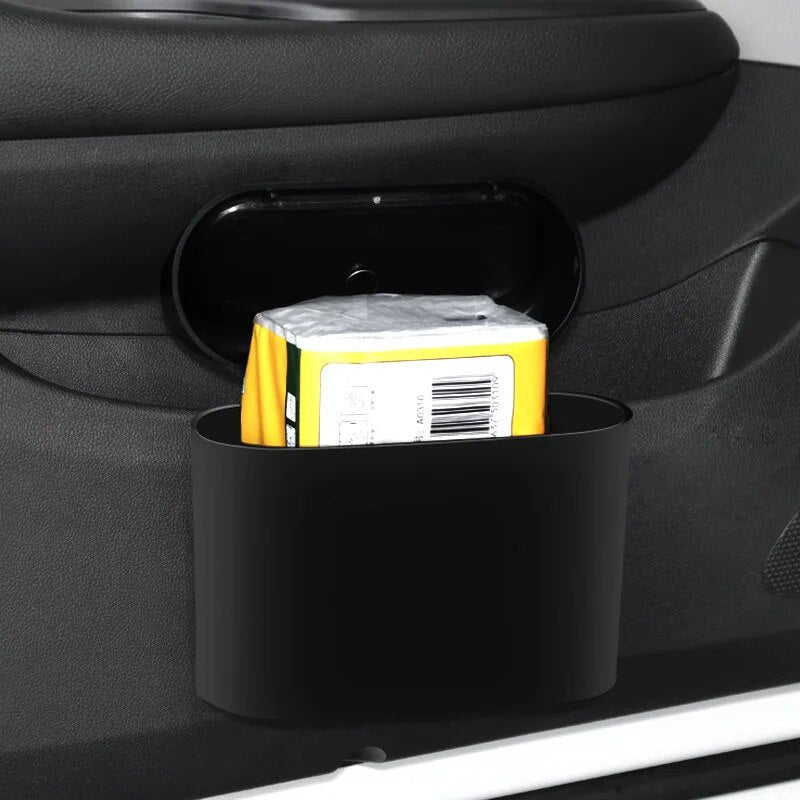 compact hanging car trash bin, view 5 - MRSLM