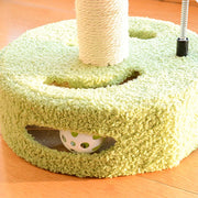 interactive sisal cat scratching post, view 7 - MRSLM