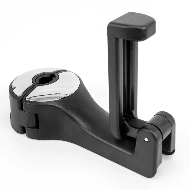 Universal car seat back phone holder and hook, view 5 - MRSLM
