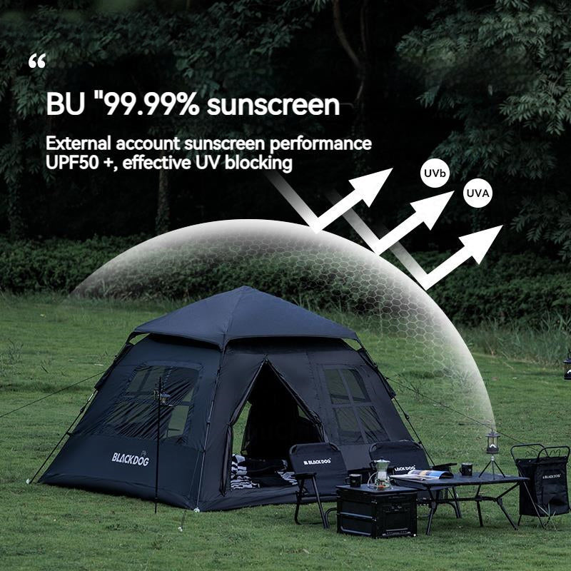 automatic tent with two doors and four windows, view 5 - MRSLM