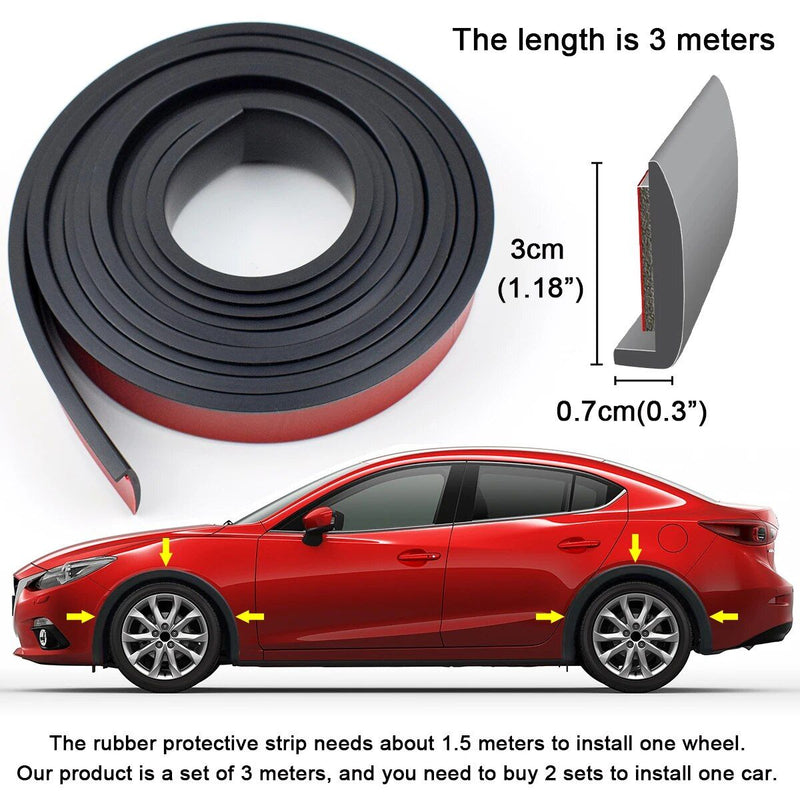 car wheel arch protectors, view 4 - MRSLM