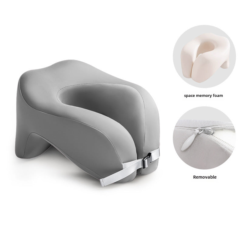 memory foam u-shaped travel pillow, view 4 - MRSLM