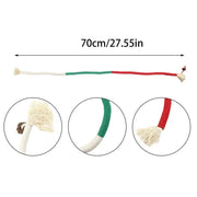 cotton rope cat teaser toy, view 3 - MRSLM
