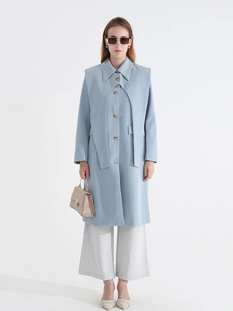 Women's trench coat, view 3 - MRSLM