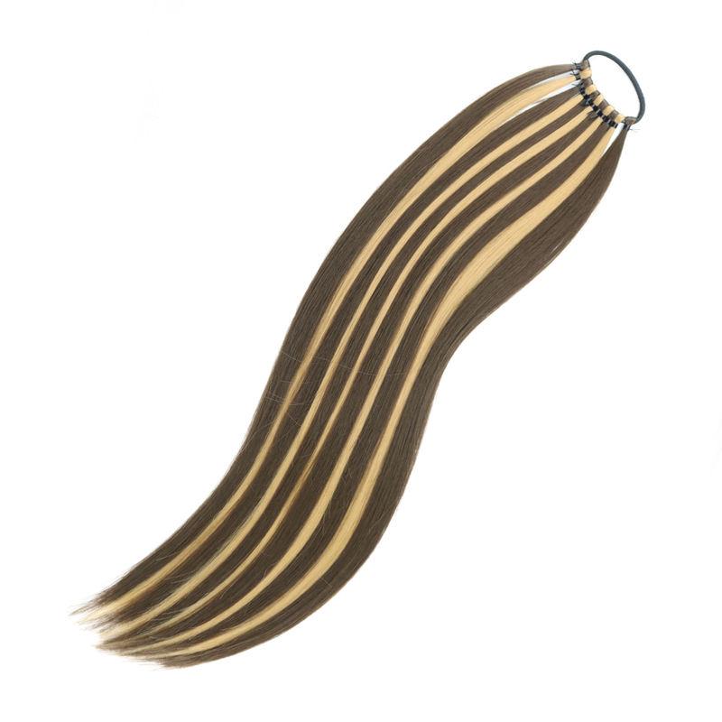 24-inch straight ponytail hair extension, view 9 - MRSLM