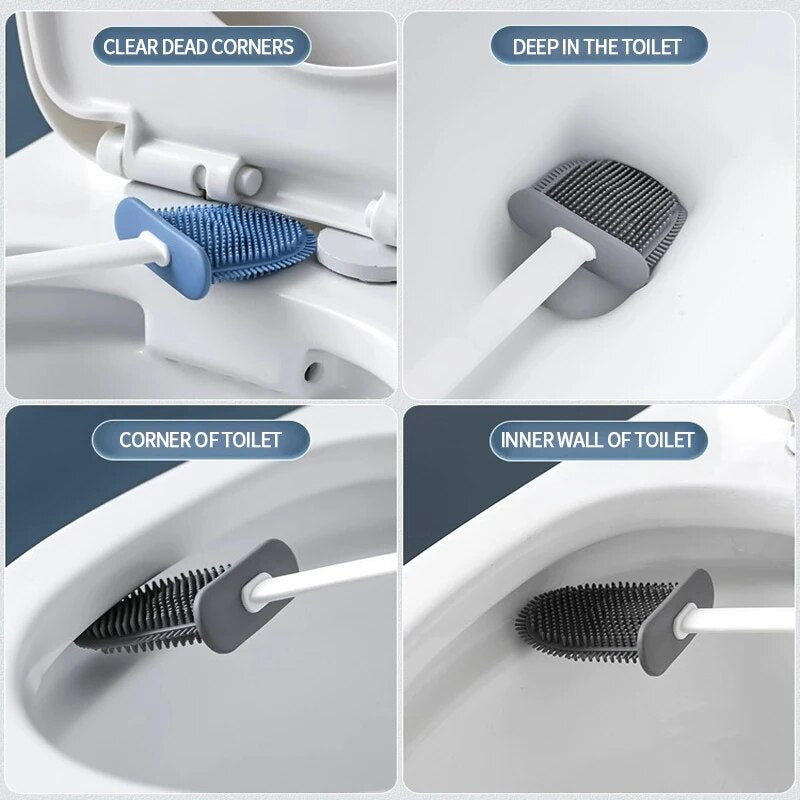 wall hanging toilet brush holder, view 5 - MRSLM
