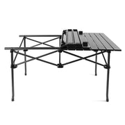 korean-style folding outdoor picnic table, view 2 - MRSLM