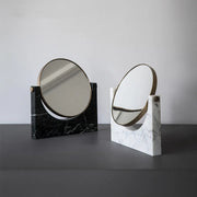 Marble rotating makeup vanity mirror - MRSLM