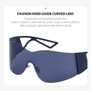 oversized rimless sunglasses, view 13 - MRSLM