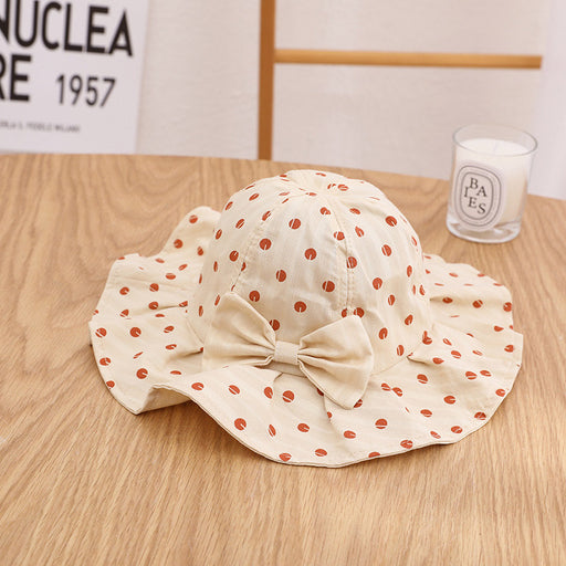 baby girl floral bucket hat, view 3 - MRSLM