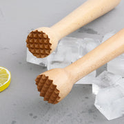 beech wooden cocktail muddler, view 3 - MRSLM