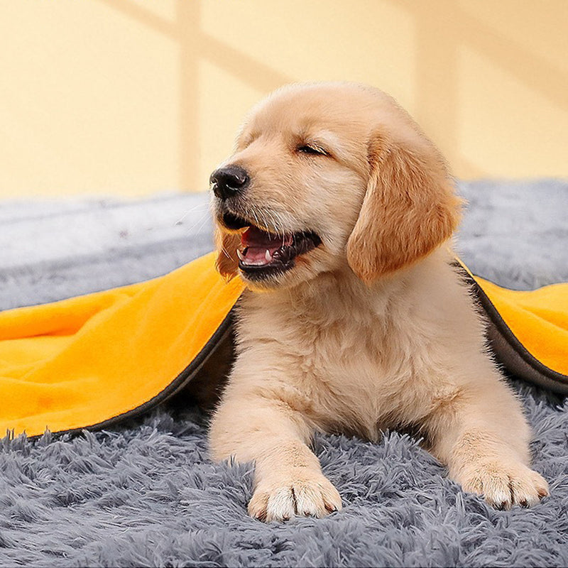 super absorbent microfiber pet towel, view 5 - MRSLM