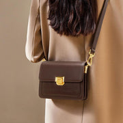 Crocodile-pattern square crossbody bag - MRSLM